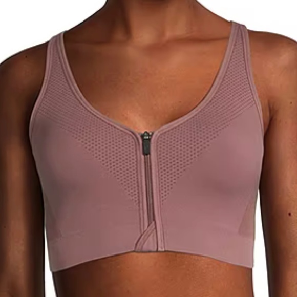 Xersion Women's Rose Taupe Medium Support Sports Bra Size M L - Picture 3 of 11